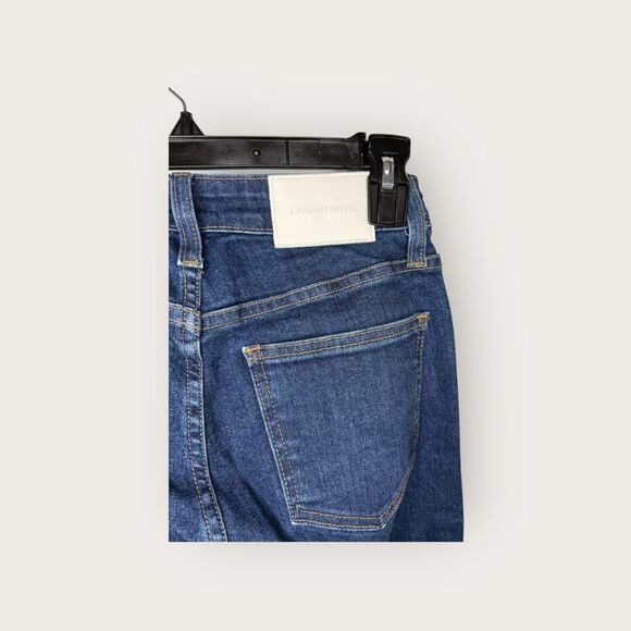 Jonathan Simkhai Standard River High Rise Straight Jean in Rinse Size 25 - Picture 6 of 8